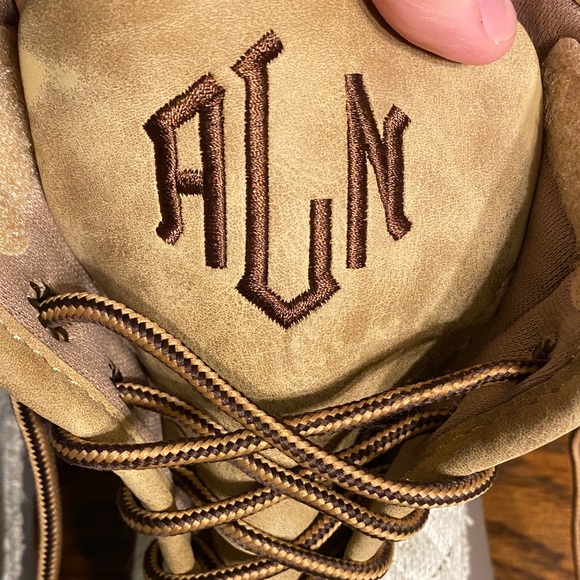 Marleylilly Tan and Gray Duck Boots - Picture 8 of 8